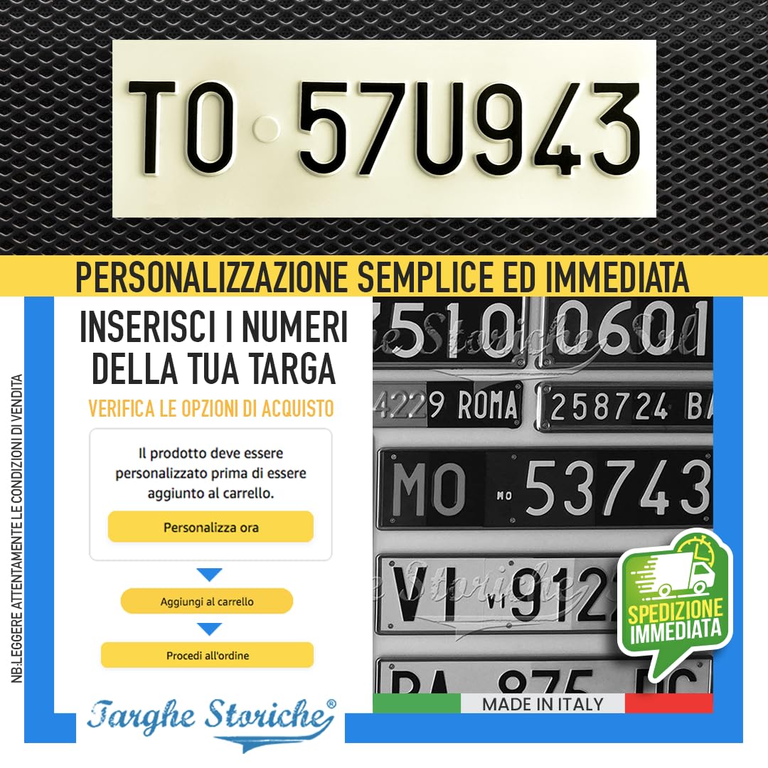 Replica Targa Agricola In Alluminio A Rilievo - Stile Vintage Dal 1985, Catarifrangente, Made In Italy