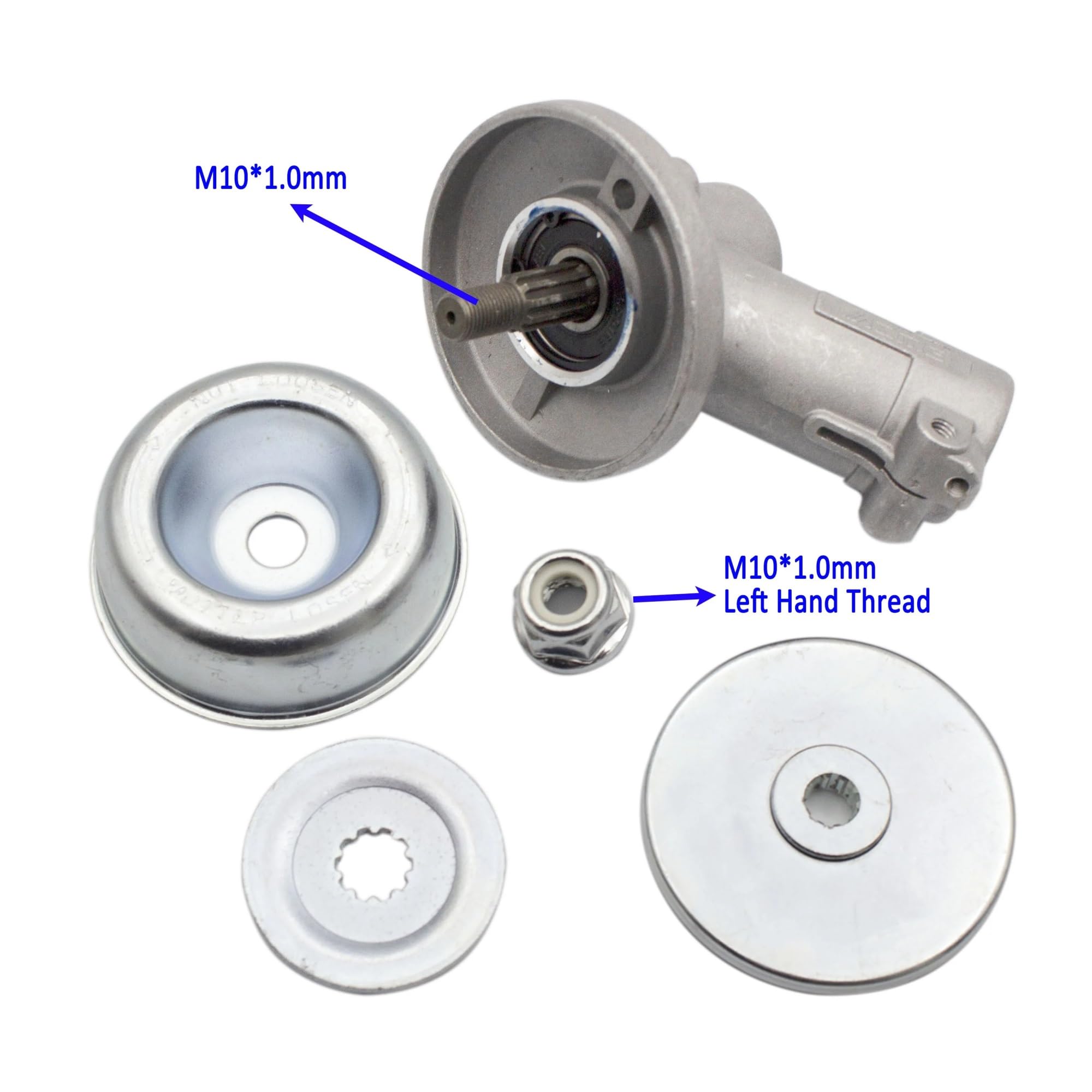 Cabezal de engranaje 4144 640 0100 apto for desbrozadora Sthil FS55 FS55 2-Mix FS55R 2-Mix