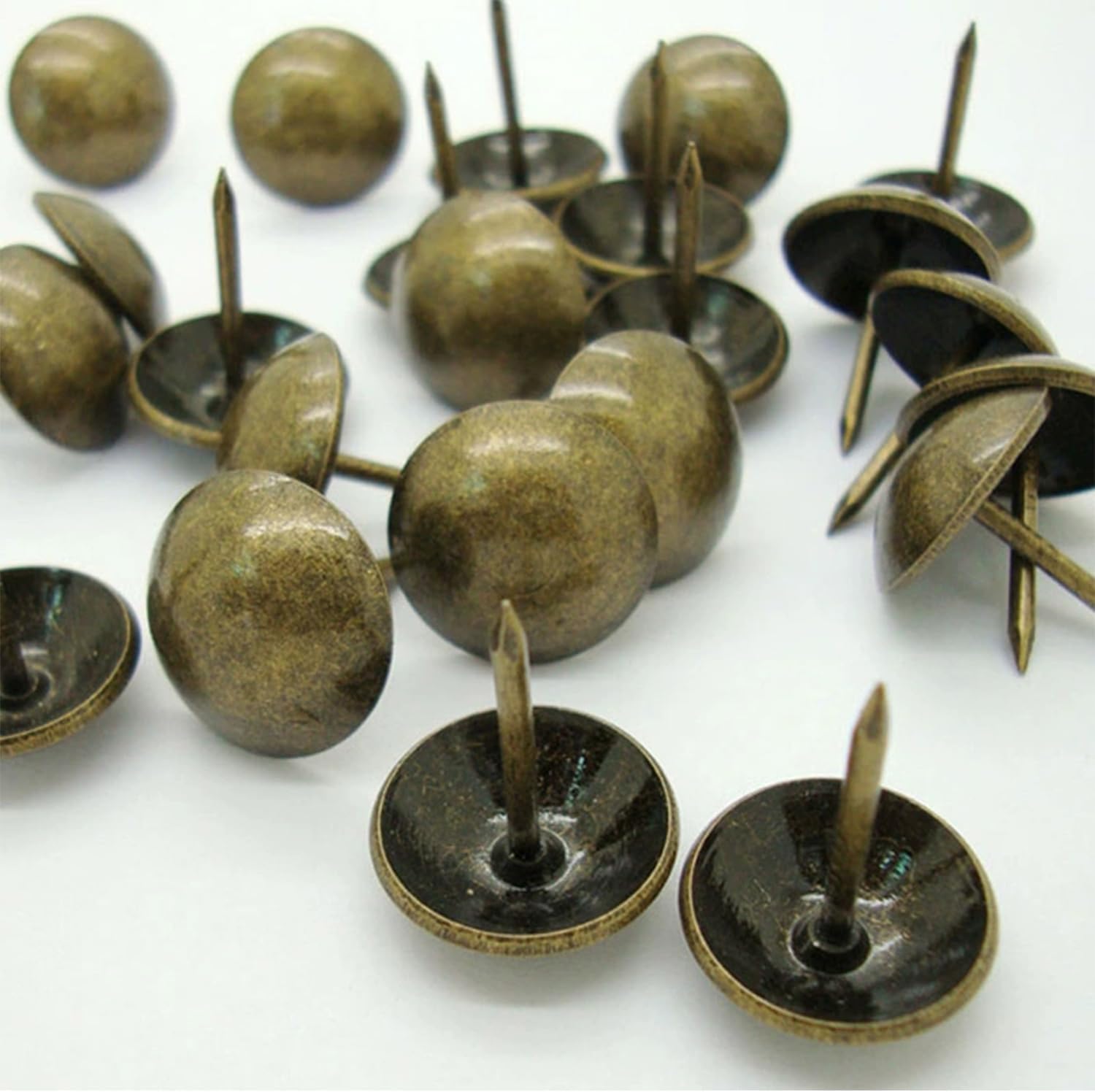YuGtcen 100pcs Upholstery Tacks, Decorative Nails Thumb