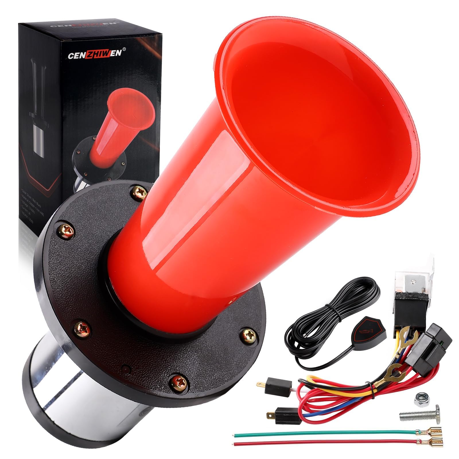 Amazon.com: CENZHIWEN 12V 110 dB Ahooga/OOGA Air Horn for Hot Rod