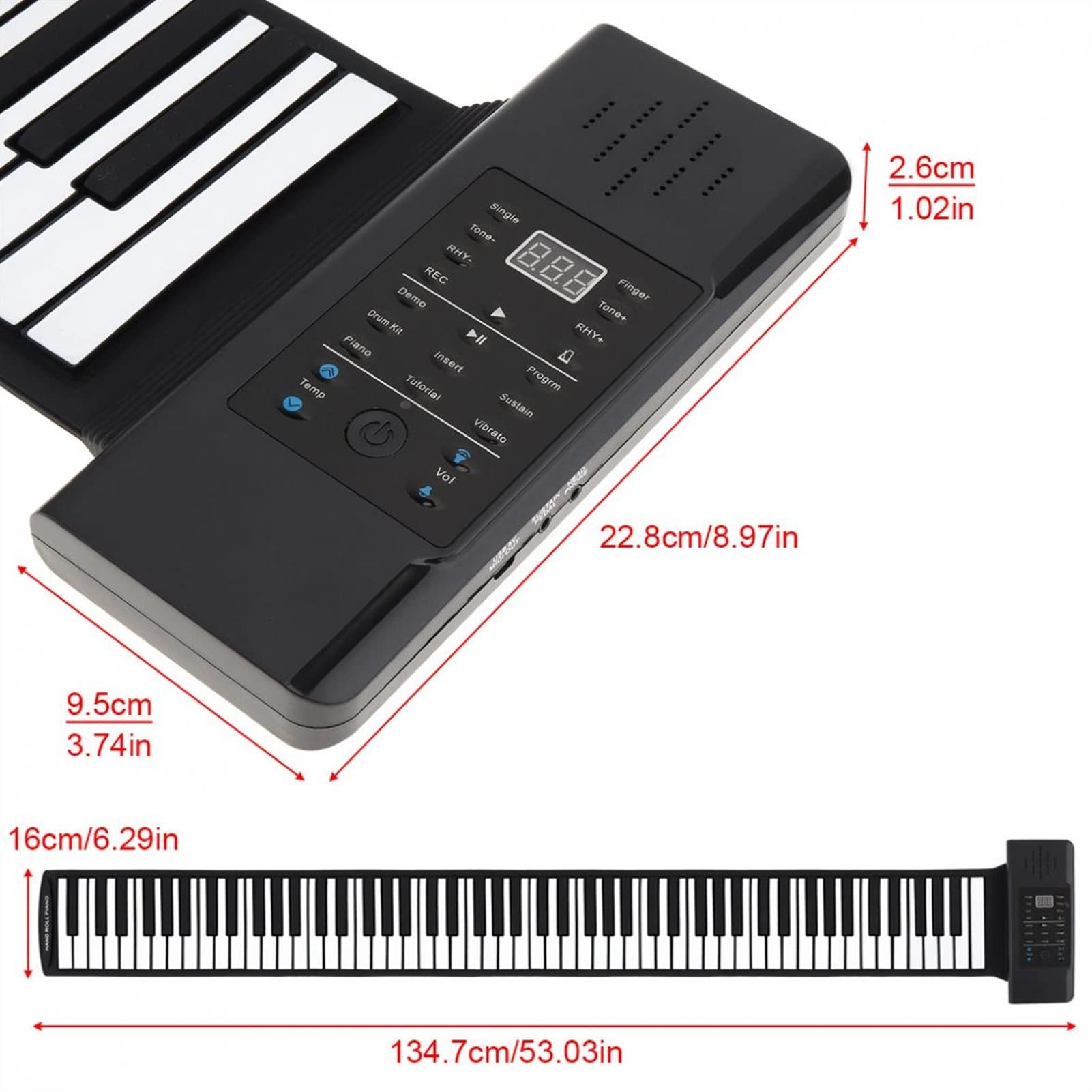 Amazon.co.jp: 電子ピアノ折り畳み式 88キー ミディ電子ピアノ充電式