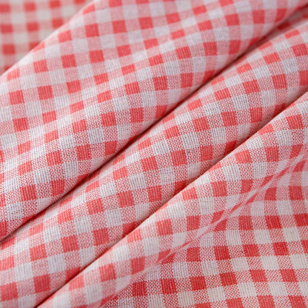 Tischdecke Tischtuch Pflegeleichte Tischwäsche Cotton and Linen Breathable Tischläufer Eckig Viele Größe Farbe Wählbar Red 120cm Round Diameter