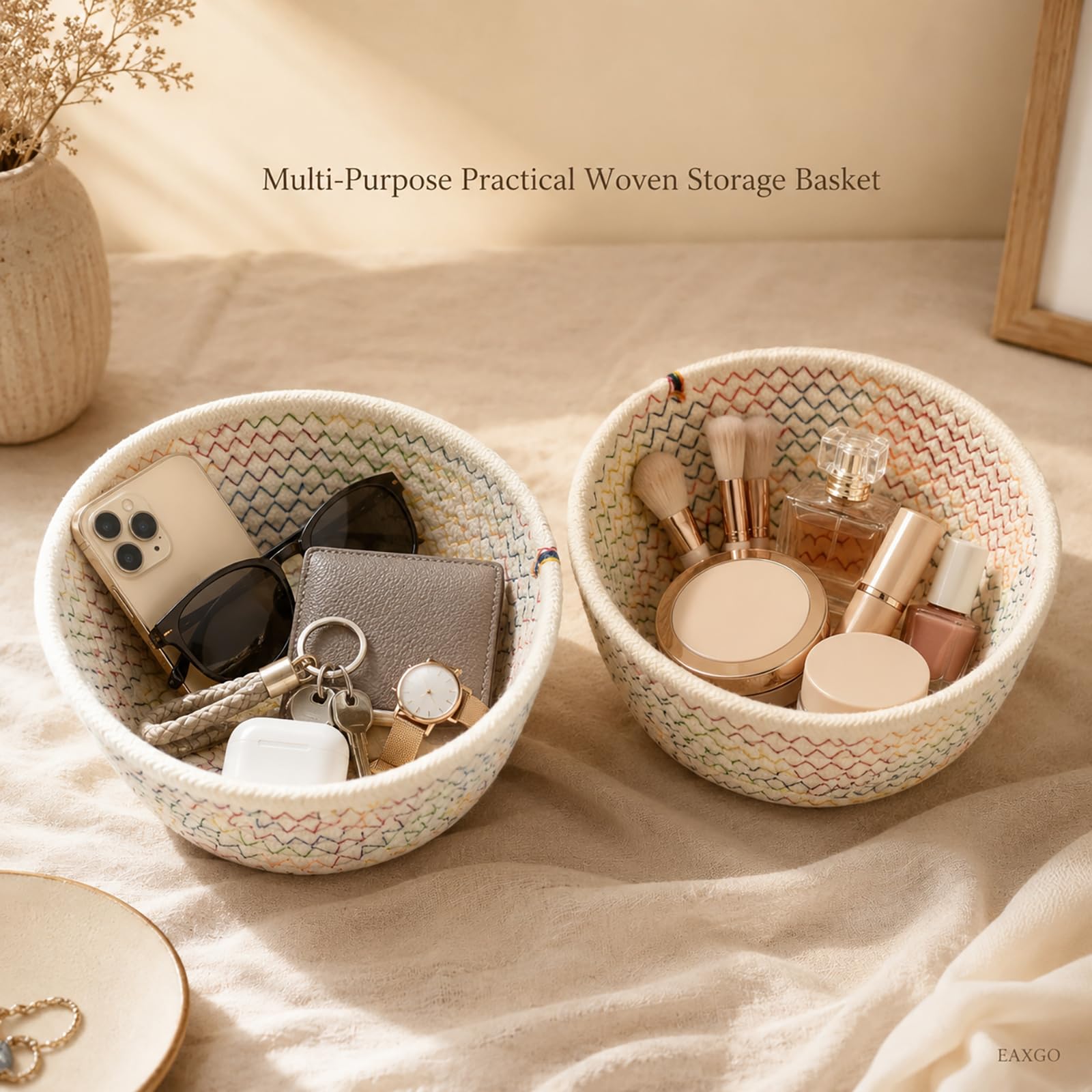 EAXGO Regalo di ringraziamento per donne, cesto regalo di apprezzamento per insegnanti, dipendenti, scatola per la cura premurosa, regalo di compleanno per mamma, amici, moglie, sorella, colleghi
