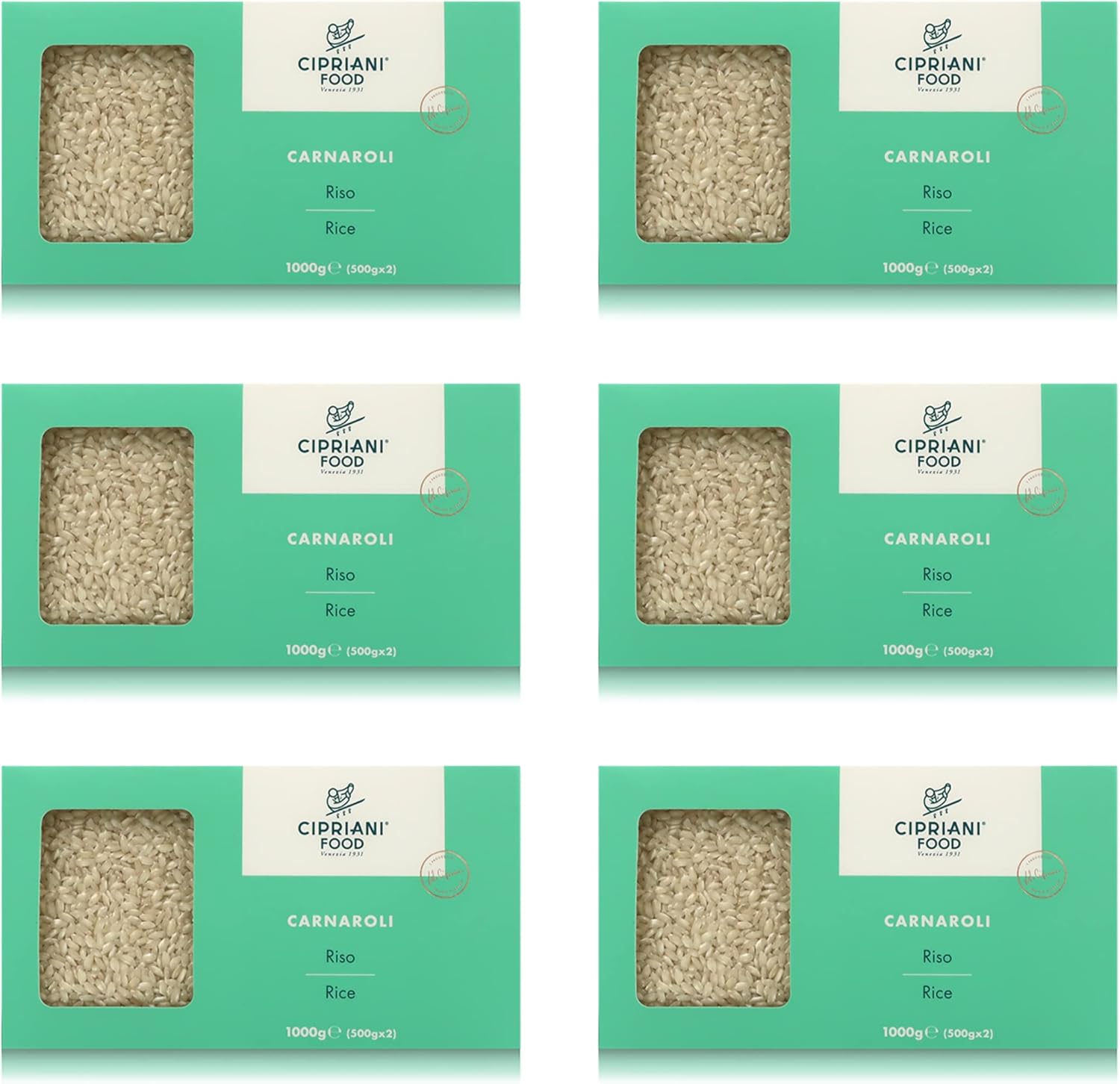 Cipriani Riso Carnaroli, Riso Italiano Indicato per Preparazione di