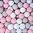 MoonxHome Ball Pit Balls for Toddlers, BPA Free Crush Proof Plastic Toy Balls for Ball Pit, Ideal Gift for Christmas Balls for Play Tent 2.15 Inch Pack of 100 White Light-Grey Light-Pink