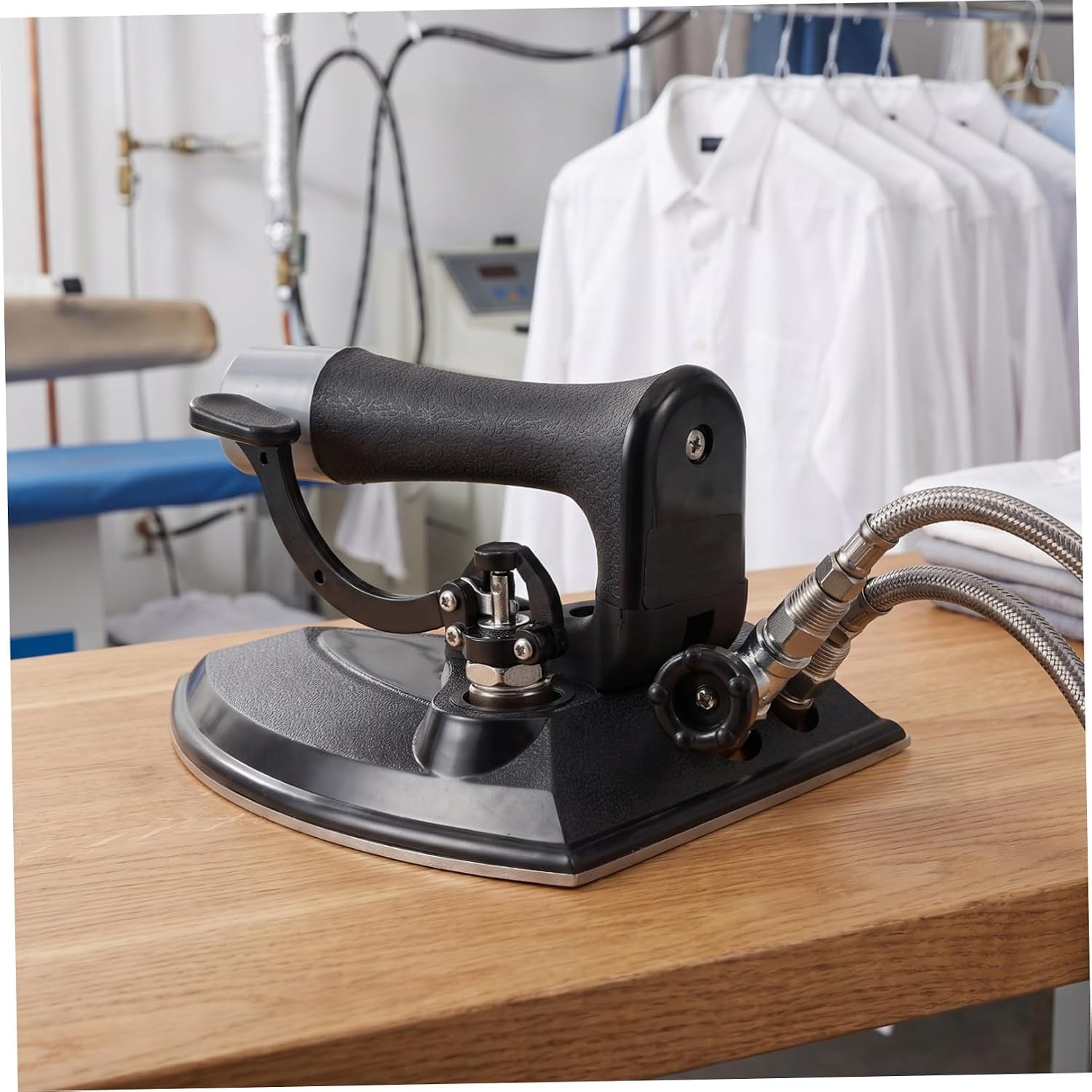 Heavy Duty Steam Iron and Precision Temperature Control for Clothes with Instant Heat Retention Metal Steam Press Machine for Laundry Environments and Clothing Factories