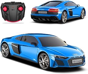 AEROQUEST 1:24 Audi - Coche de control remoto (R8 Coupe-Azul)