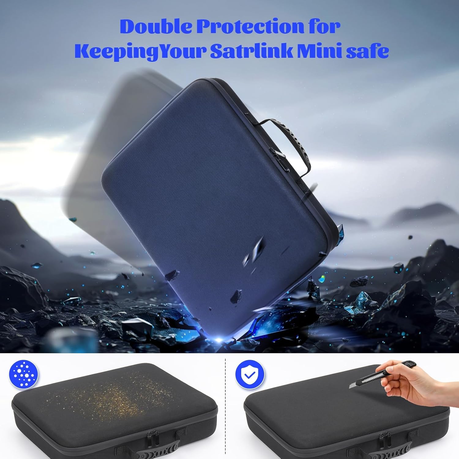 Starlink Mini-Hülle – Starlink Mini-Zubehör, tragbare Tasche für Master Disk und Zubehör für Wohnmobil, Reisen, Outdoor, Verwendung Star Link Mini-Tasche