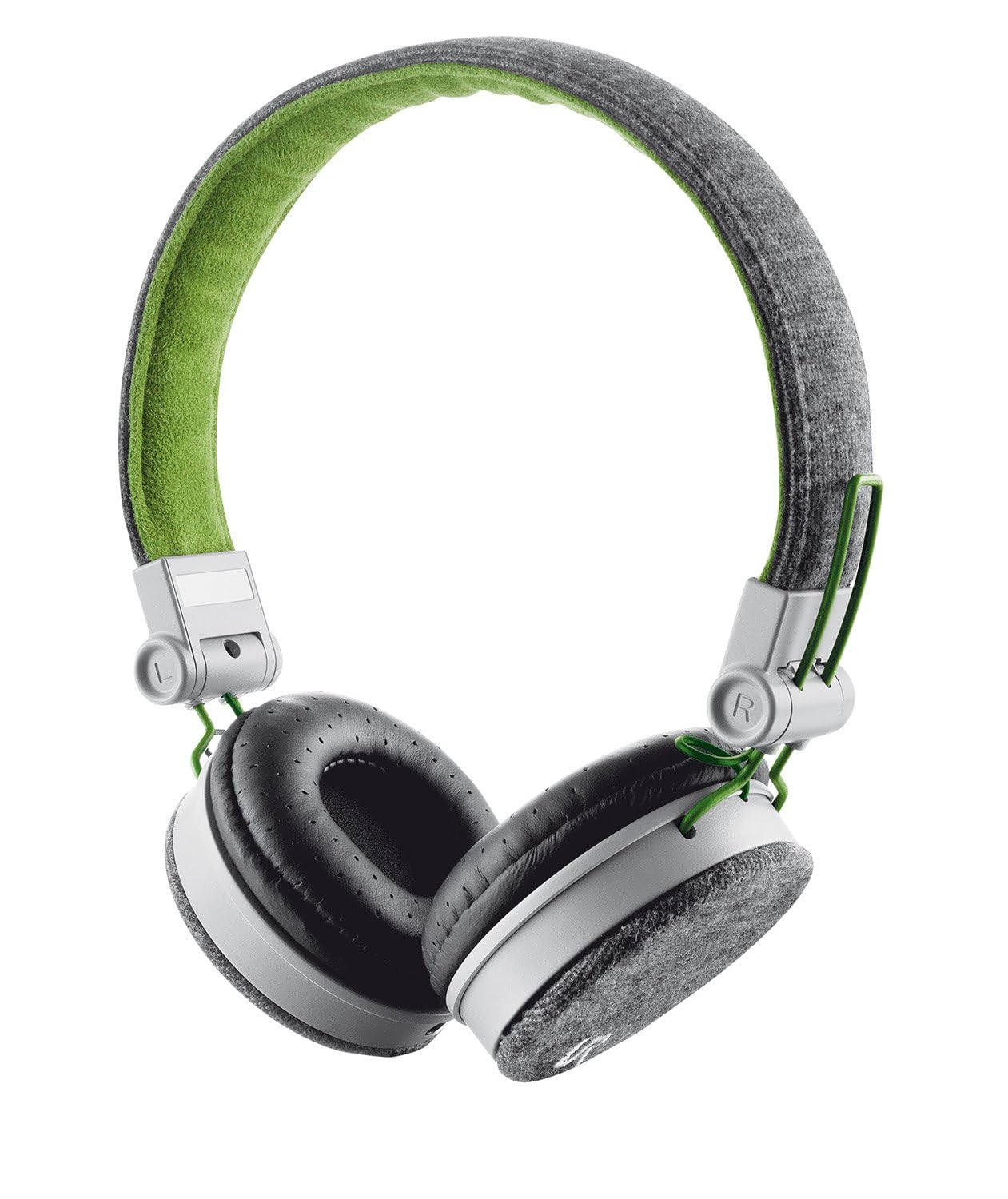 Trust Urban Fyber słuchawki nauszne stereo do smartfona i tabletu - szare/zielone