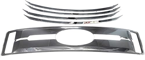 Trim Illusion Patentado Tech ABS431 - Recorte de rejilla cromada compatible con Ford F-250 Super DutyF-350 Super Duty XLXLT 17-19