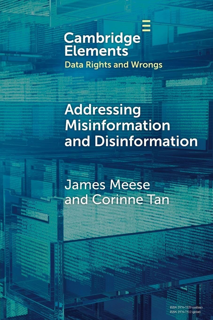 Addressing Misinformation and Disinformation by James Meese PAPERBACK