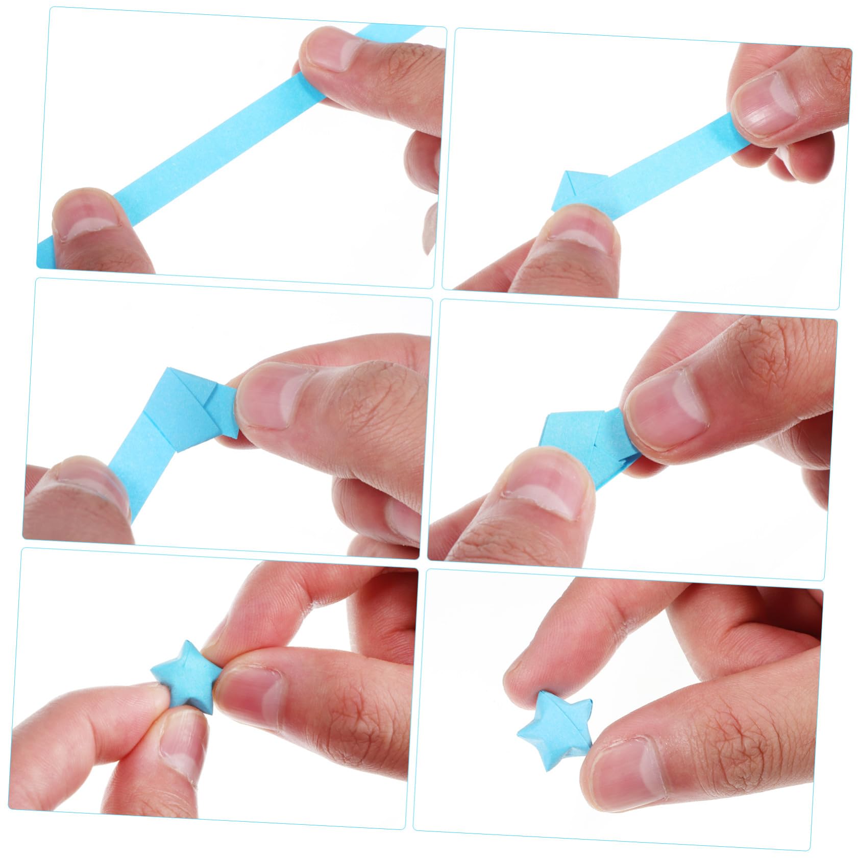 Strisce Carta Origami Stella Colorata 540 Fogli Set Bottiglia