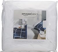 Vista 2 de Yaxa Basics Protector de colchón y somier, impermeable, con cremallera, 12 a 18 pulgadas de profundidad, Queen, blanco