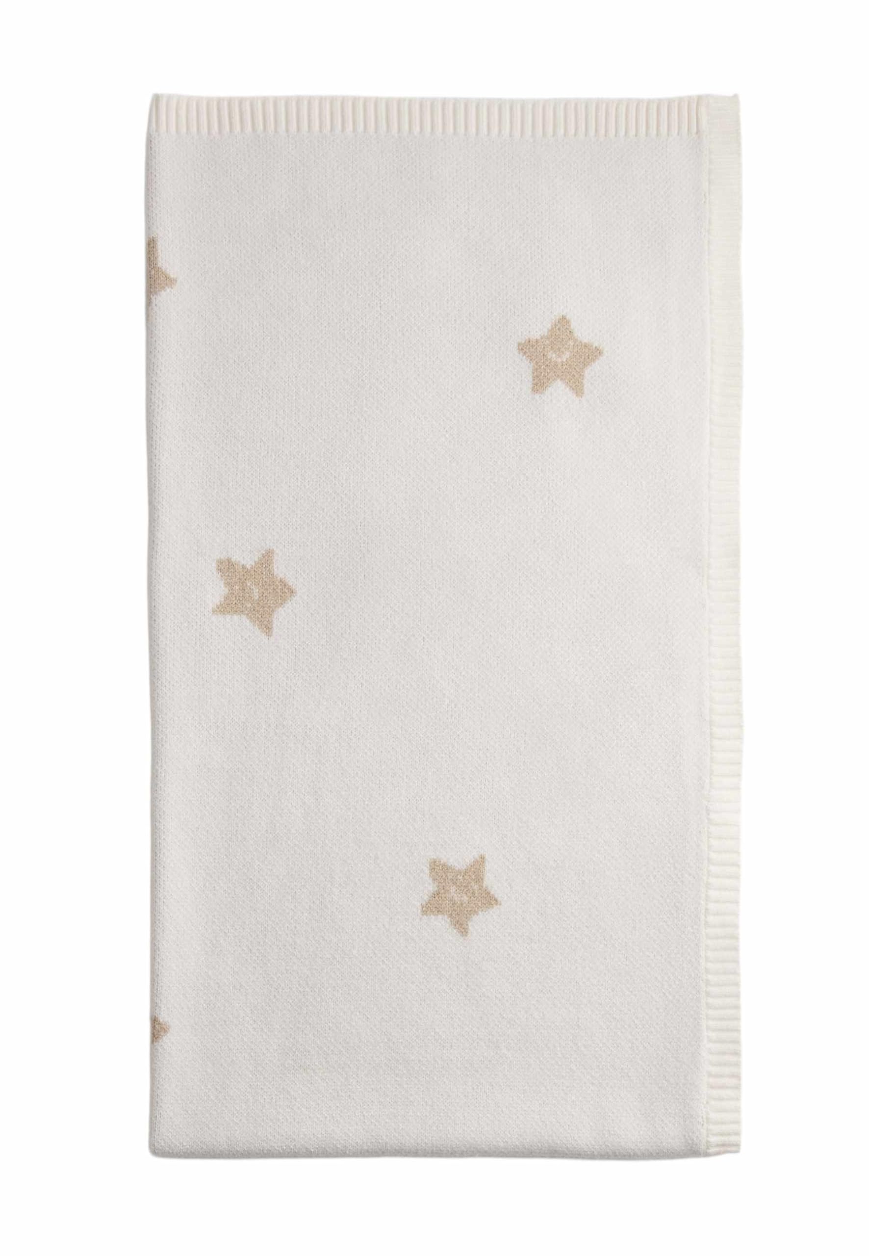 Marks & Spencer Manta de Bebé de Punto Suave con Estampado de Estrellas, Manta Acogedora para Recién Nacido