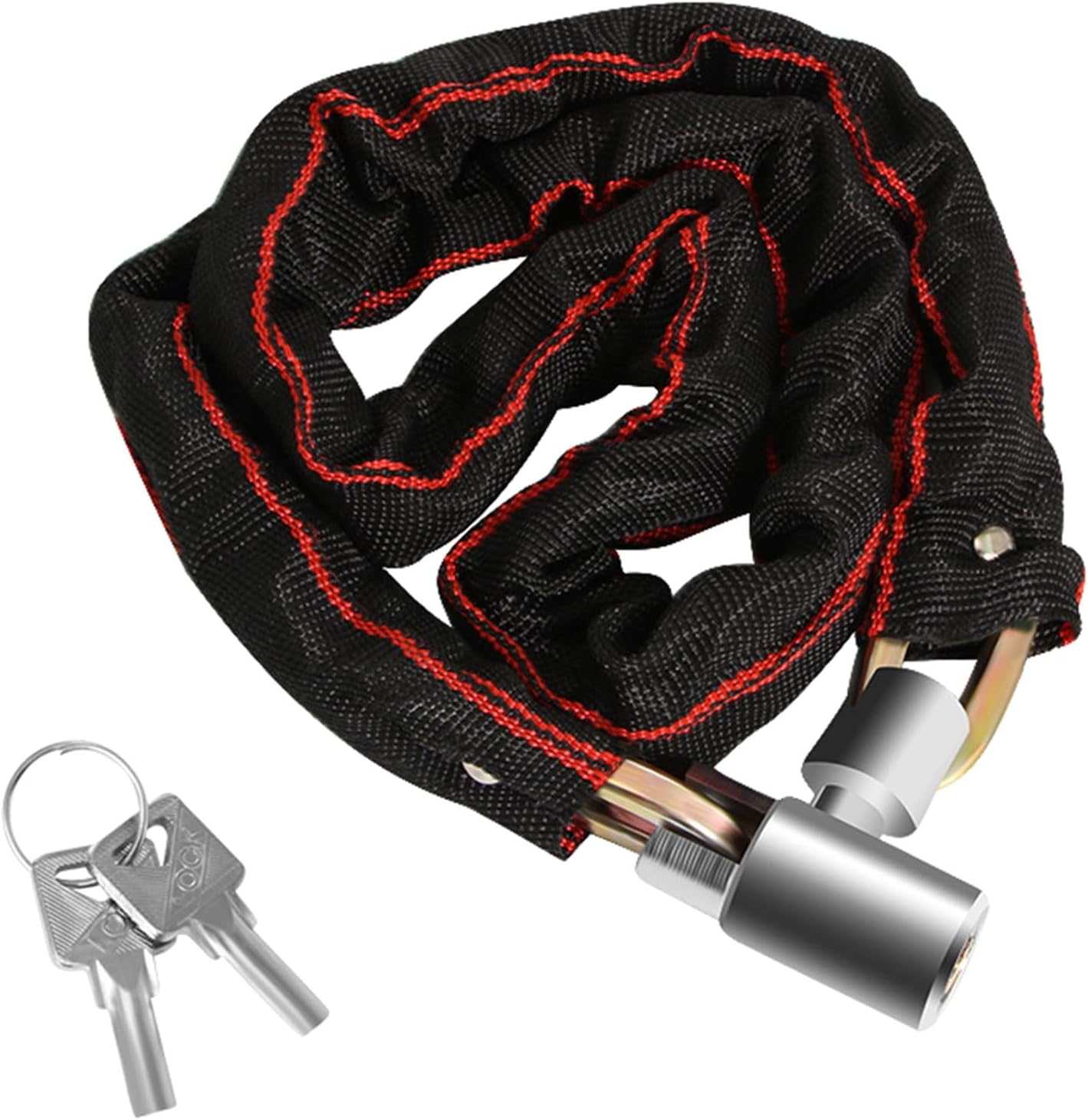 Bicycles Locks High Security Bike Chain with 2, Bicycles Heavy Duty Cycling Locks for Cycle, Motorcycle Mountain Bike Chain
