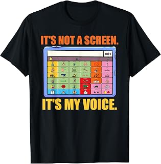 AAC Awareness AAC Teacher It's Not A Screen It's My Voice T-Shirt