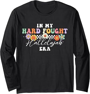 Brandon in My Hard Fought Hallelujah Era Jesus Christian Long Sleeve T-Shirt