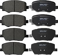 Vista 32 de Juego de pastillas de freno delanteras y traseras de 4 ruedas de repuesto de pastillas de freno de disco de cerámica para Nissan Pathfinder