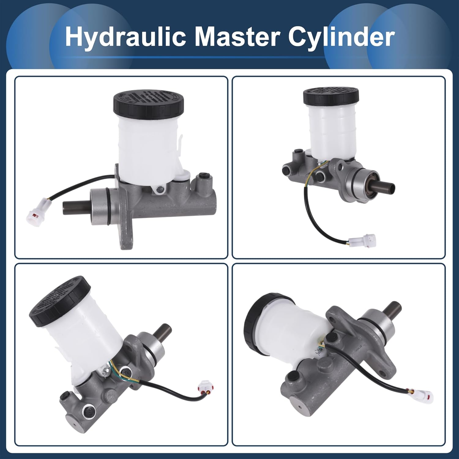 Brake Master Cylinder with Reservoir No.5110056B20 for SUZUKI VITARA 1.6 1990-1998 Hydraulic Master Cylinder Aluminum Alloy Plastic 1 Pcs