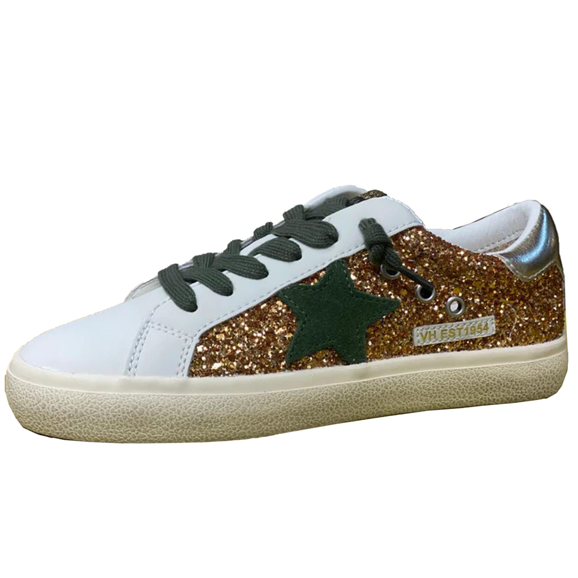 VINTAGE HAVANA Women's Flair-040 Sneakers - Casual Slip-On Fashion Sneakers With No-Tie Lace Accent - View #11