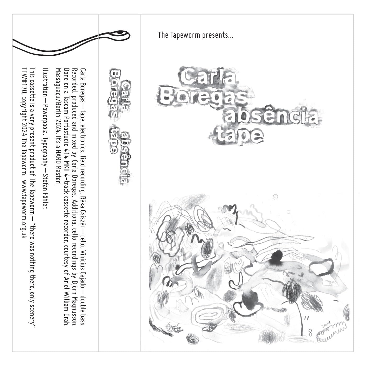 Carla Boregas Absencia Tape Cassette TTW170 NEW