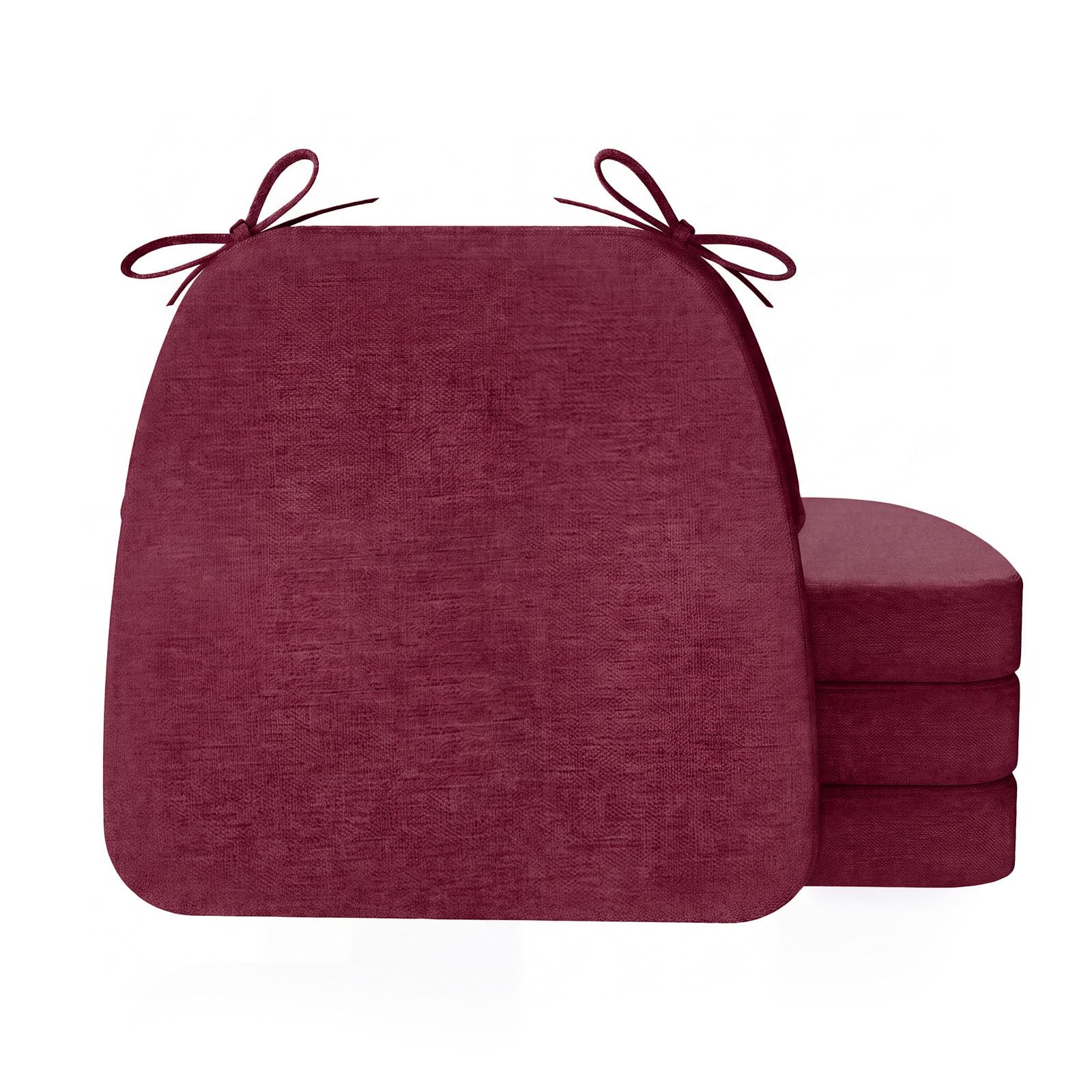 AAAAAcessories Chair Cushions for Dining Chairs, 17 x 16 x 2 in, Set of 4