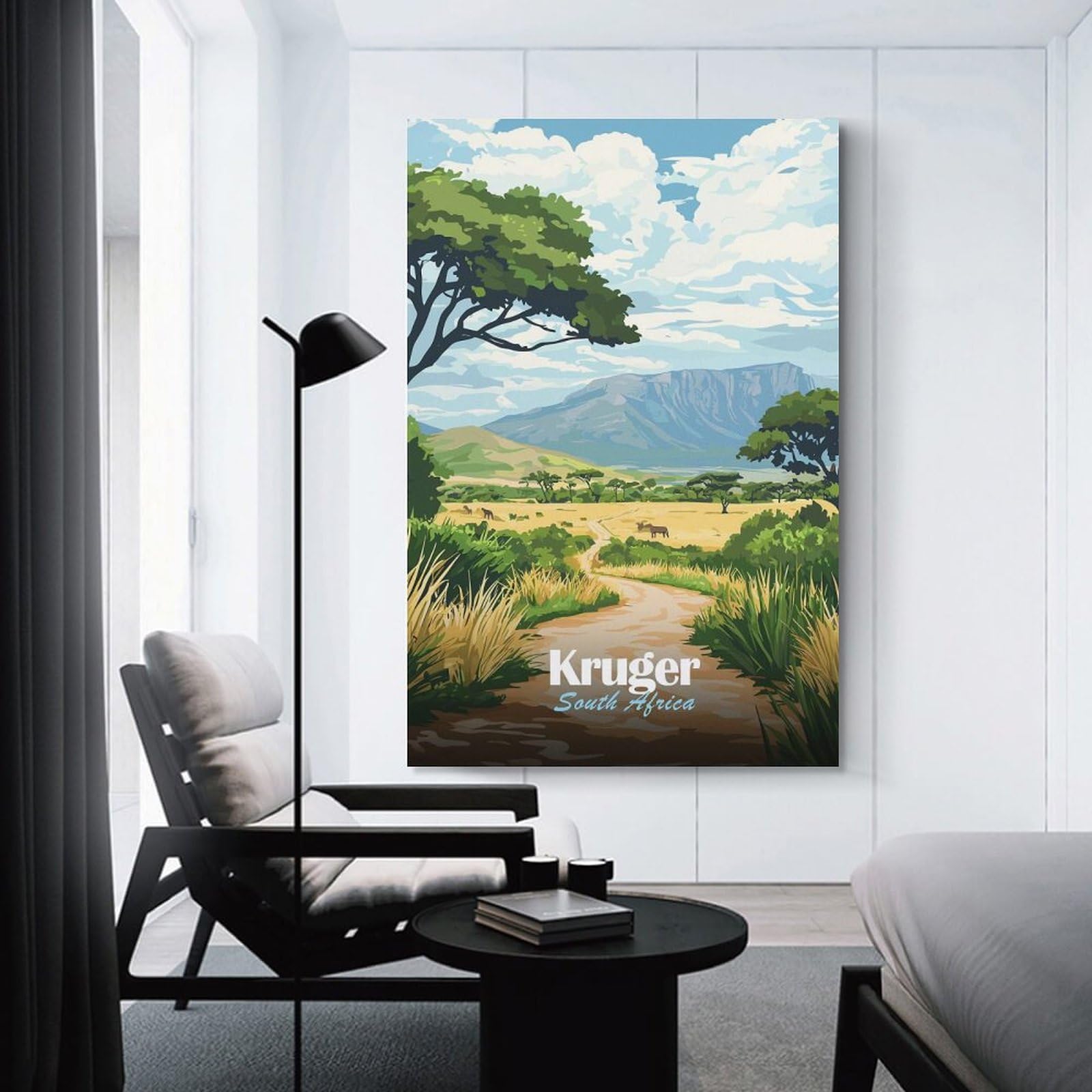 Junmoney Kruger National Park, South Africa(2) Canvas Art Print 20x30inch(50x75cm), for Bedroom Decor, Cosy Corners Or Studios, An Easy Wall Refresh for Bedrooms