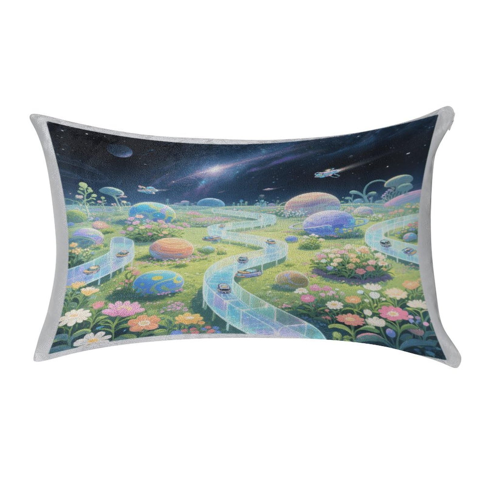 Fekiloot Style Interstellar Garden Pillow Covers Home Decor Pillow Cases