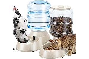 Automatic Gravity Cat Feeders and Water Dispenser
