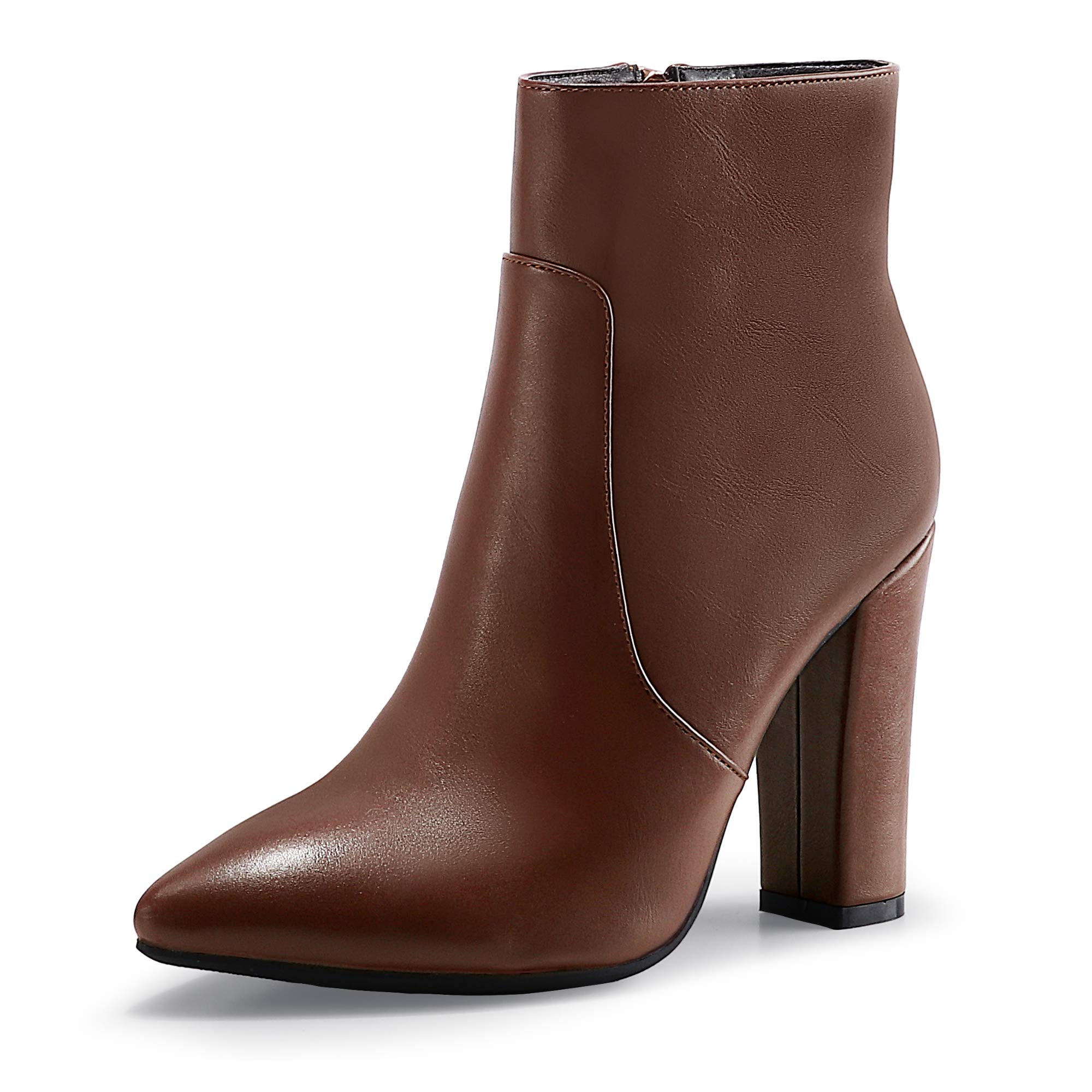 Women's Fashion Ankle Boots Pointed Toe High Heels Booties