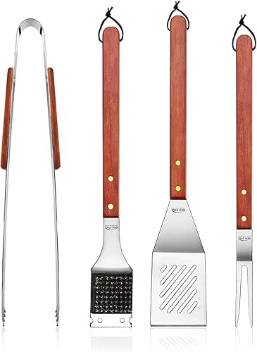 New Star Foodservice 59007 Stainless Steel BBQ Tool Set with