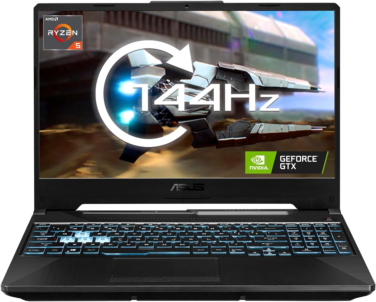 ASUS TUF Gaming A15 FA506NC-HN002W 15.6 inch Full HD Gaming Laptop AMD Ryzen 5 7535HS 8GB RAM 512 GB SSD NVIDIA GeForce RTX 3050 4GB GDDR6 Graphics Windows 11 Home, Black ASUS TUF Gaming A15 FA506NC-HN002W 15.6 inch Full HD Gaming Laptop AMD Ryzen 5 7535HS 8GB RAM 512 GB SSD NVIDIA GeForce RTX 3050 4GB GDDR6 Graphics Windows 11 Home, Black