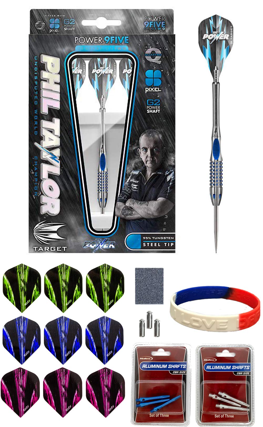 【TARGET POWER 9FIVE PHIL TAYLOR ダーツ G2 Target - The Power - Phil Taylor 9Five Gen2 Steel Tip Dart