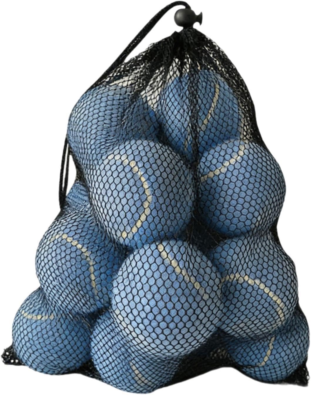 predolo 12 Pieces Tennis Balls Practice Balls Outdoor Exercise Workout Felt Rubber Material Suitable for Training Competition