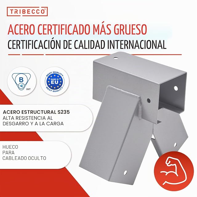 Foto 3 de 8 de TRIBECCO® Conector de balancín cuadrado de 90/90 mm