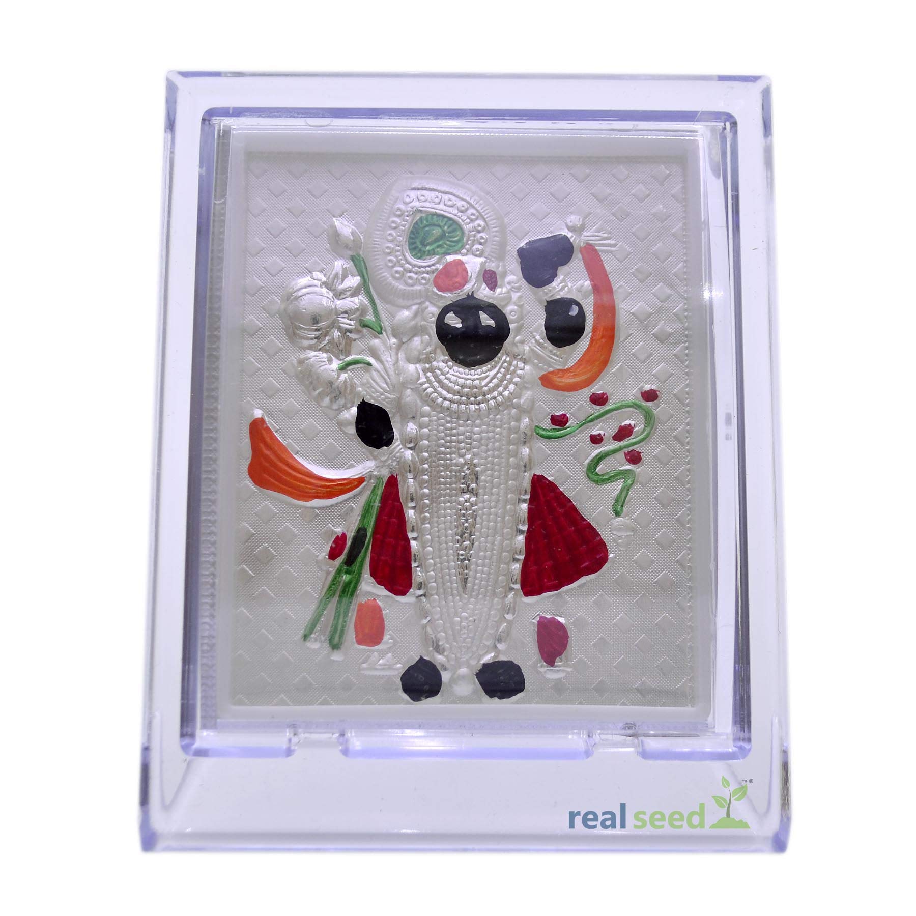 Buy Shrinathji Nathdwara Silver Plated Photo Frame Shrinathji Silver