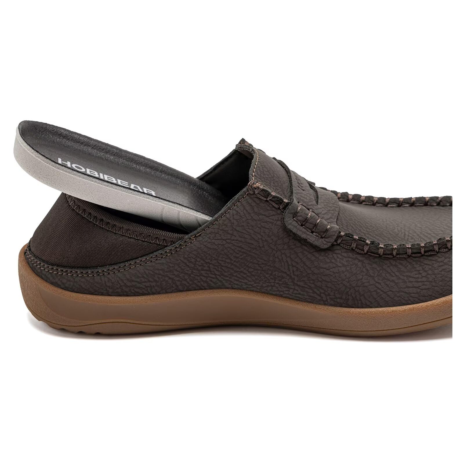 HOBIBEAR Zapatos Planos Mary Jane de Piel para EU Puntera Ancha y Zapatos Tipo «a pie Descalzo» | Zapatos cómodos de Horma Ancha
