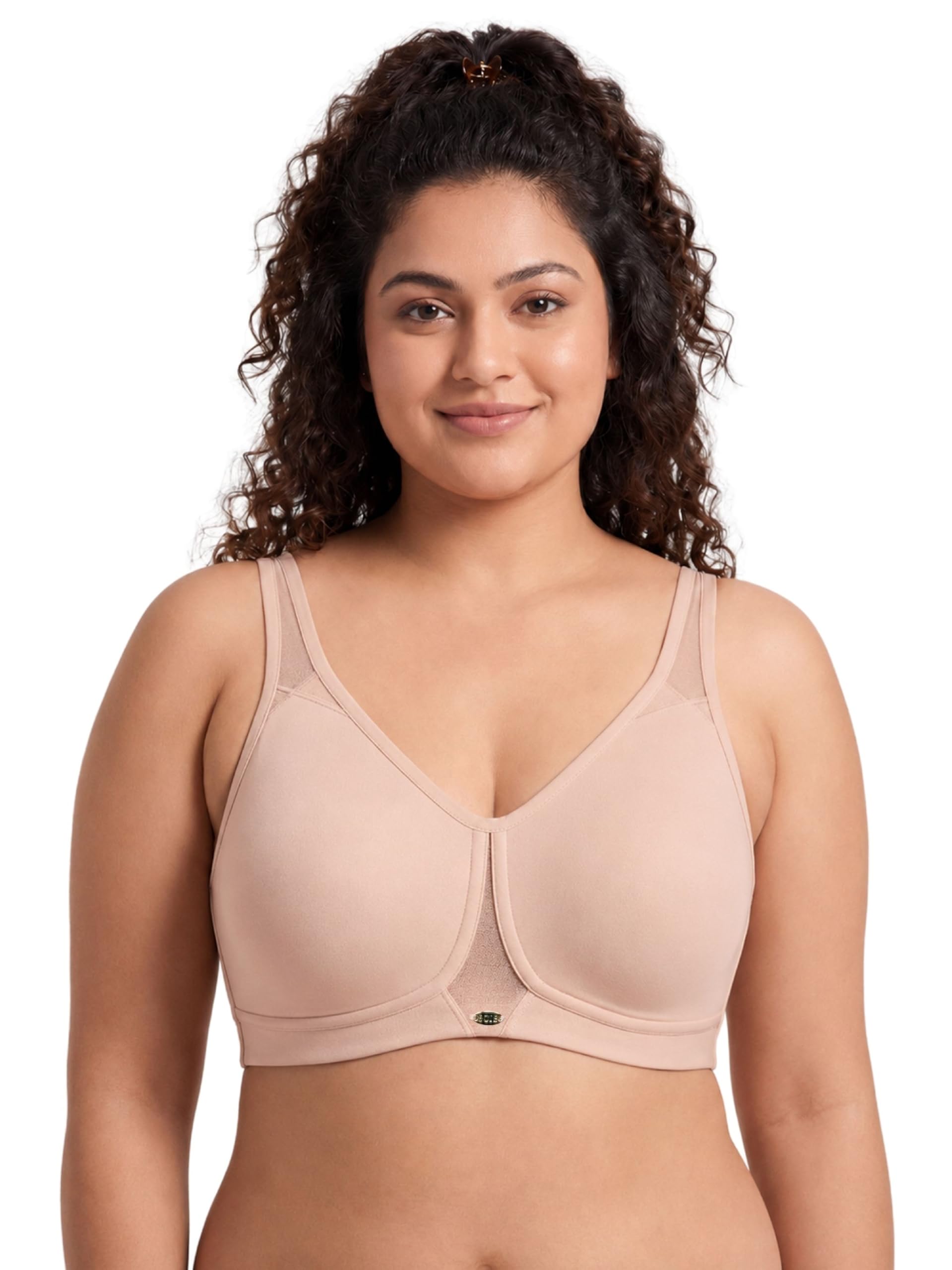 soie Non Wired Non Padded Full Coverage Minimiser Bra-picture-6