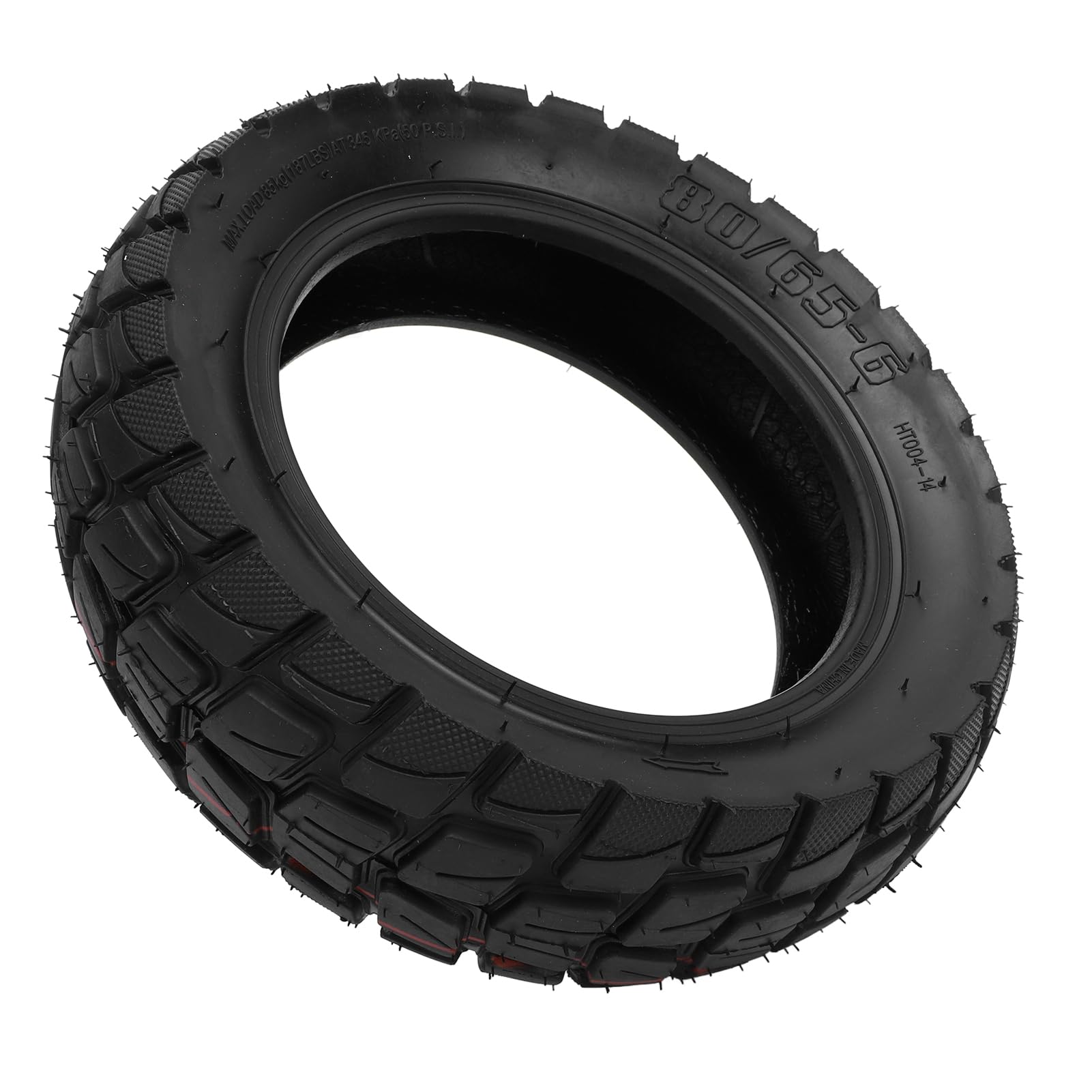 Pneumatici esterni 80/65-6 per scooter elettrici, gomma ispessita, antiscivolo, ammortizzanti, per scooter, fuoristrada vuoto per la sostituzione