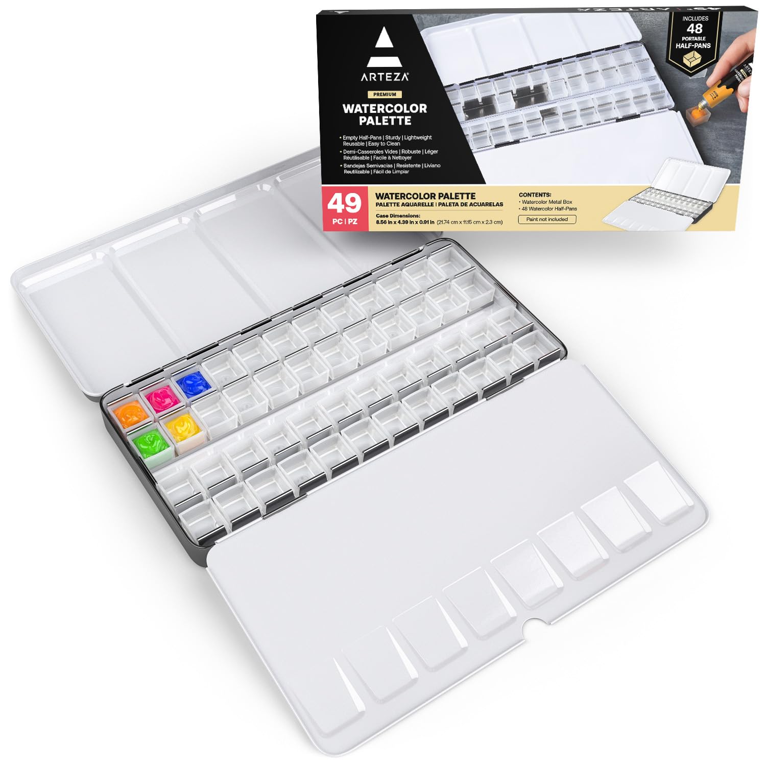自家製絵の具Apple Green Fine ハーフパン Amazon.co.jp: ぺんてる 絵の具 クリーンえのぐ 単色 みどり 5個
