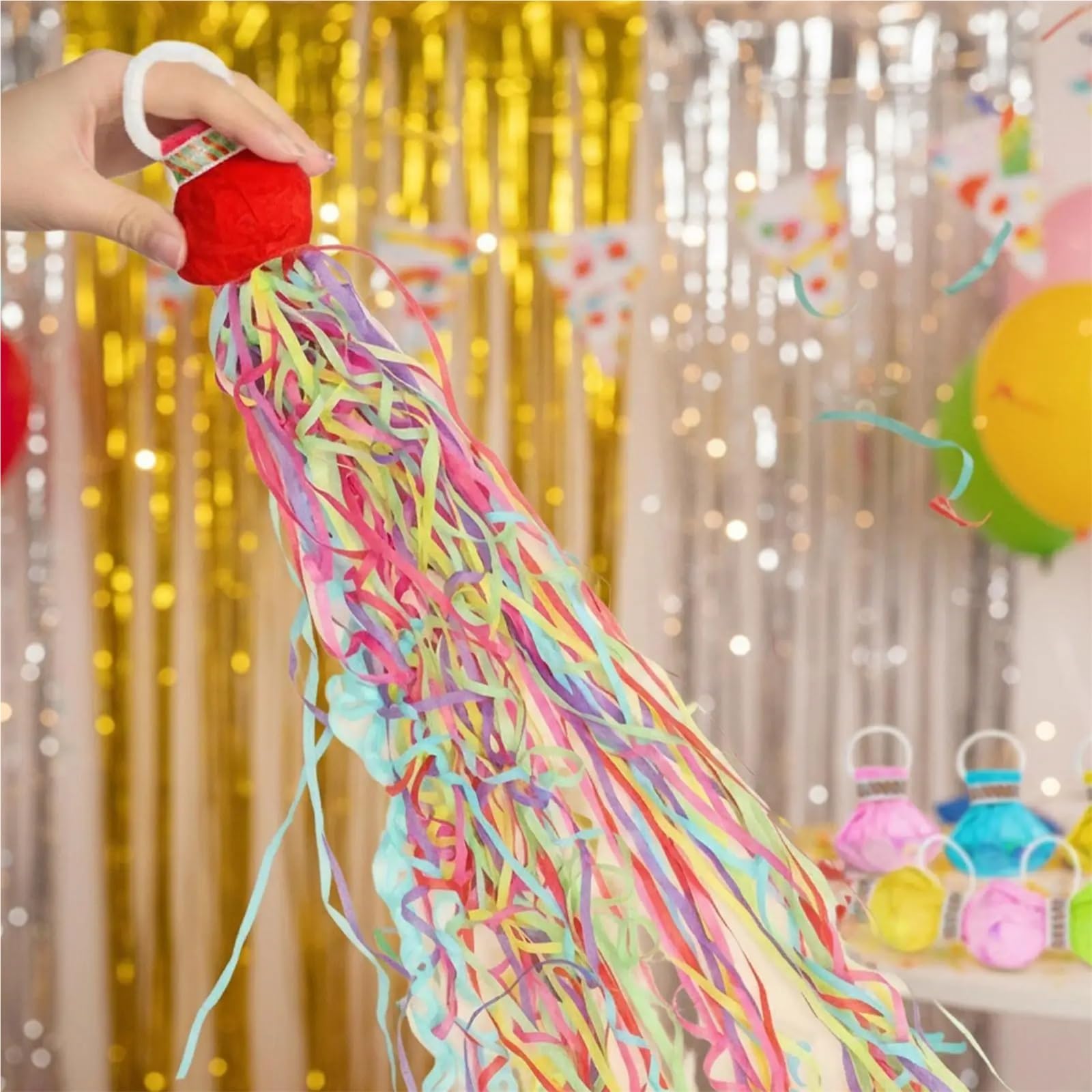 Party Confetti Poppers Handthrow 40 sztuk papier bez bałaganu rocznica ślubu
