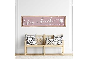 Enjoy the Waves Wood Sign: Embrace the Coastal Spirit