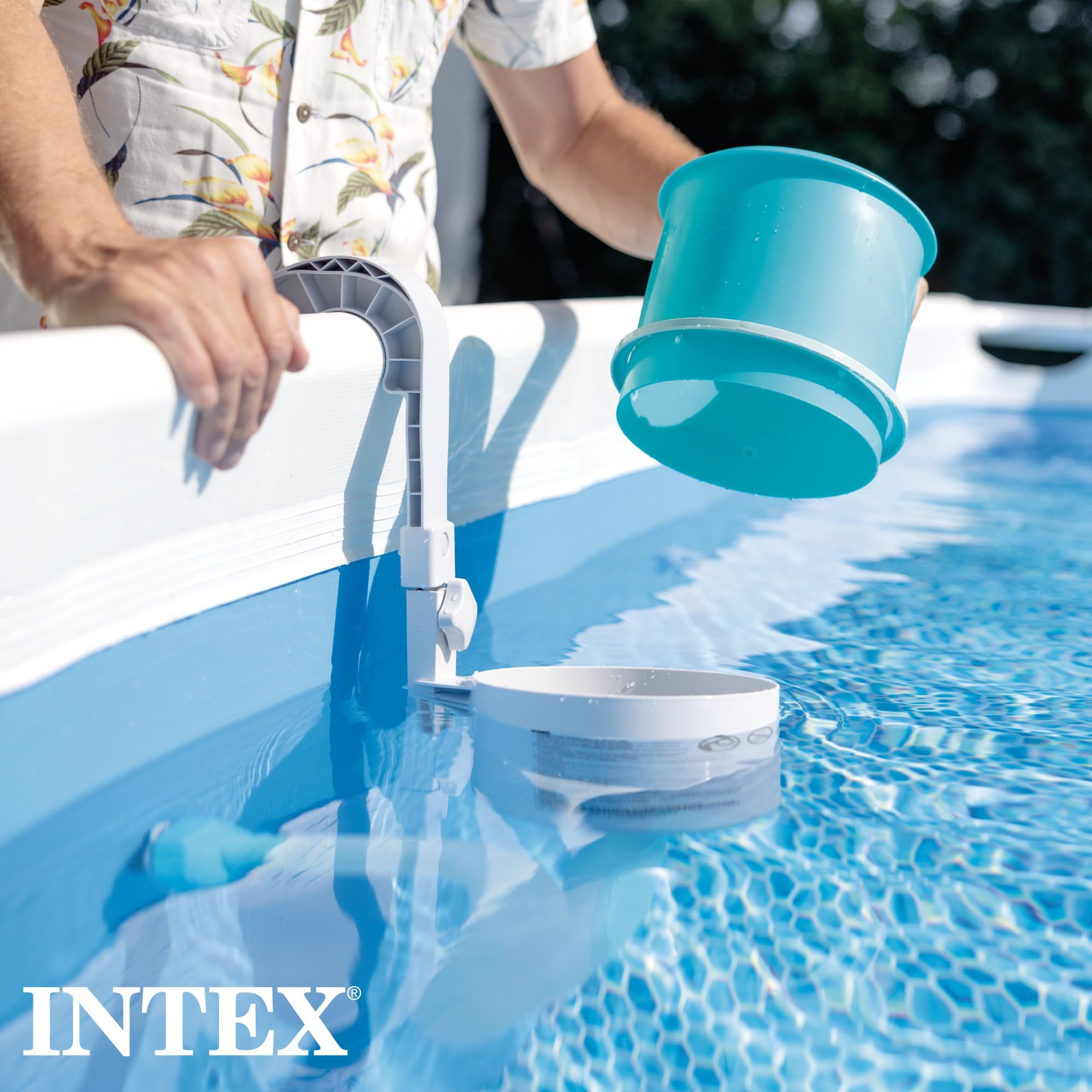 Intex Deluxe Automatyczny skimmer powierzchniowy montowany na ścianie basenu, 28000E