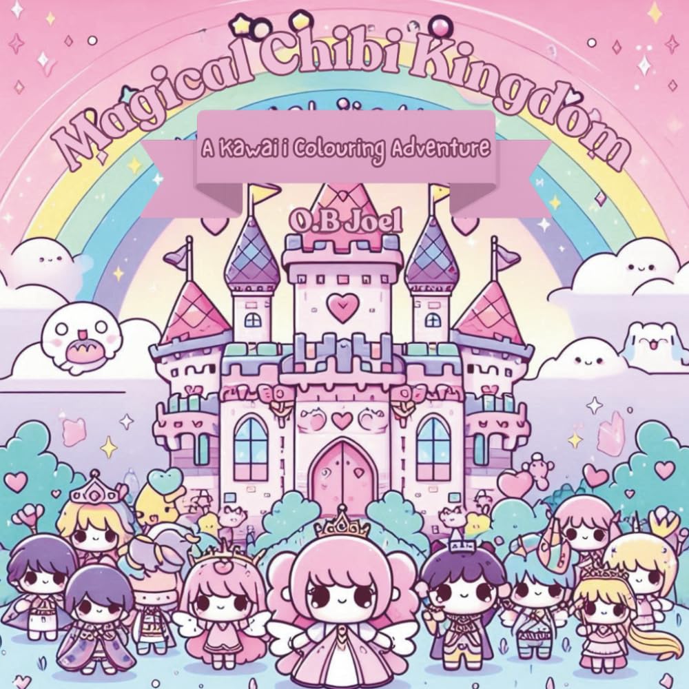 Magical Chibi Kingdom: A Kawaii Colouring Adventure (The Ultimate Kawaii Colouring Collection - Bold & Relaxing Designs for All Ages)