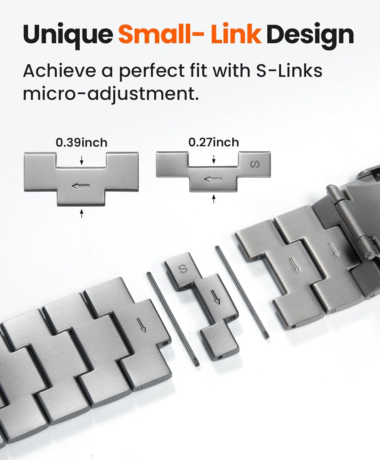 CRNS01 Titanium Watch Band Compatible with Apple Watch Ultra 3/2/1 49mm, Series 11/10 46mm - Military-Grade DLC Coating, Scratch Resistant & Perfect Ultra Color Match for Men - Image 3