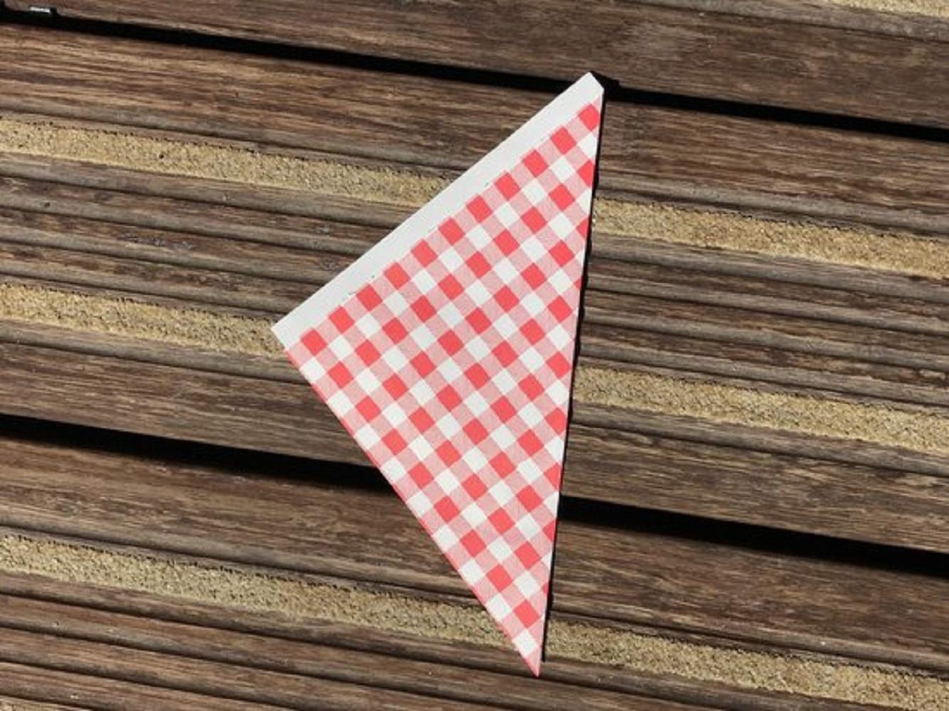 100 Coni Di Carta Per Patatine - Sacchetti Anti-Grasso 21x21x30cm - Foto 4