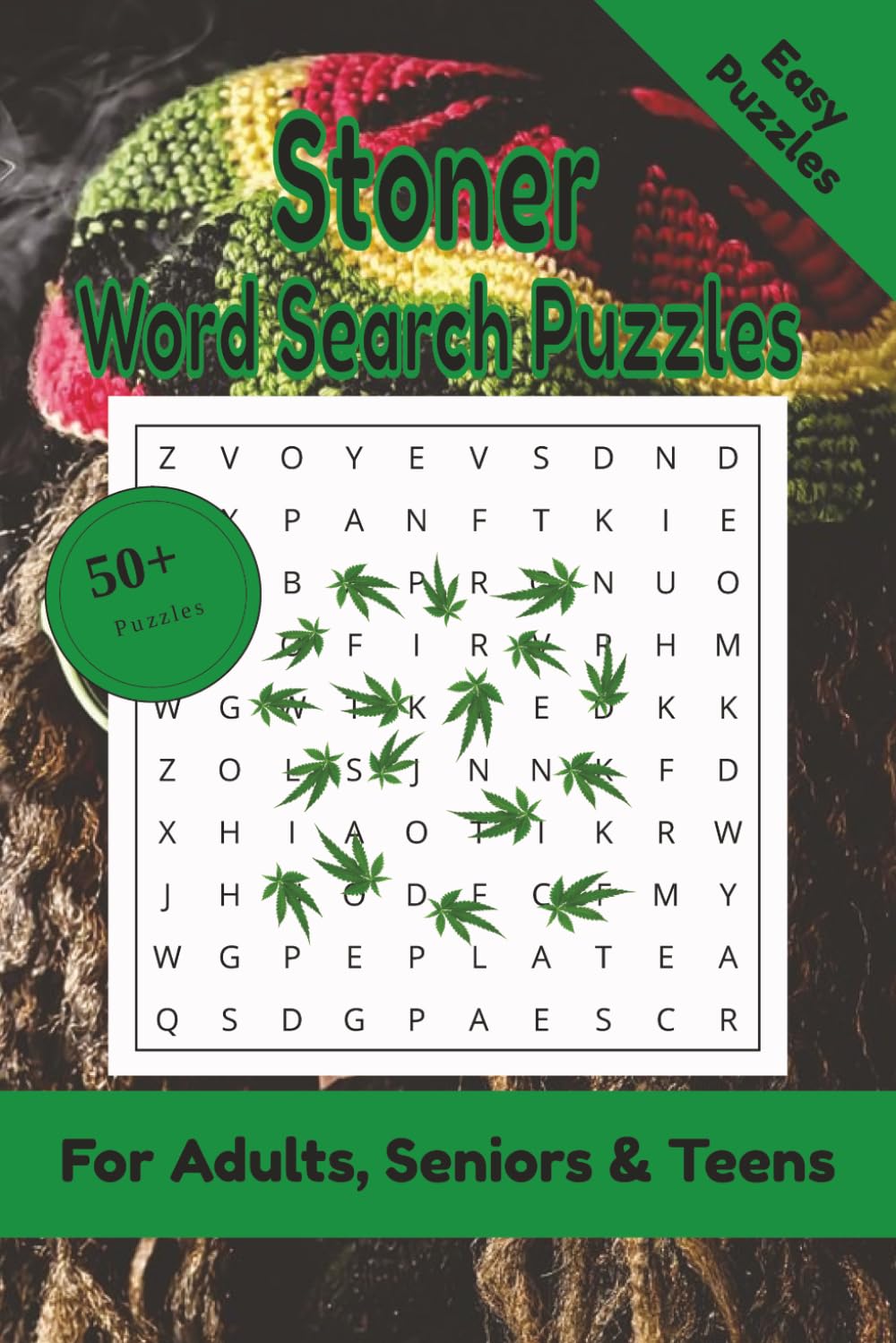 Stoner Word Search Puzzle: 50+ Puzzles Word Search Easy to Read about Stoner and More | 6x9 inches, 110 pages | Gift for Stoner & 420 Lover