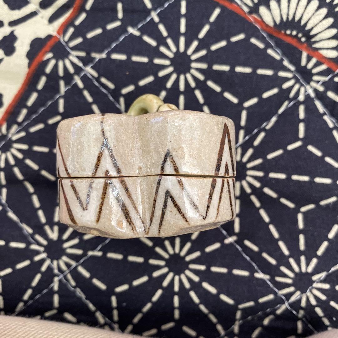 T968 火入 『織部 火入』『長谷川青峯 造』 共箱 茶道具 - メルカリ