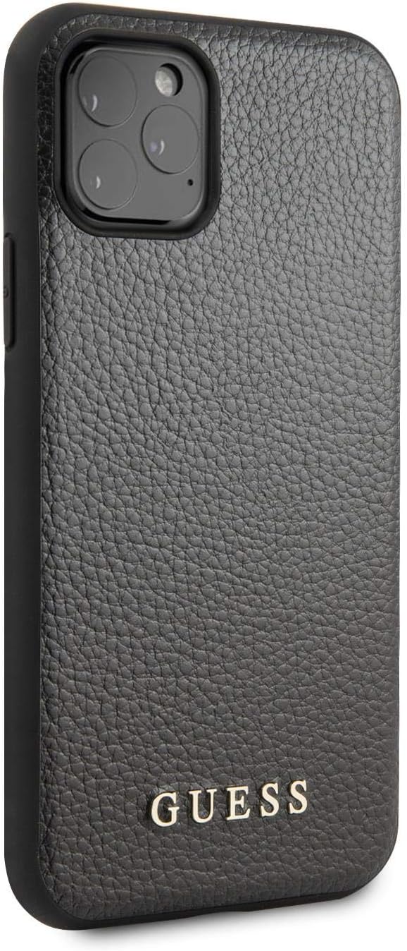 Flash Deals - 60% OFF Guess PC/TPU Case for iPhone 11 Pro Max with SAFIANO Iridescent Hard Case Black Shock Absorption Drop Protection Case Officially Licensed. Holiday Deals 🛒 Guess PC/TPU Case for iPhone 11 Pro Max with SAFIANO Iridescent Hard Case Black Shock Absorption Drop Protection Case Officially Licensed.