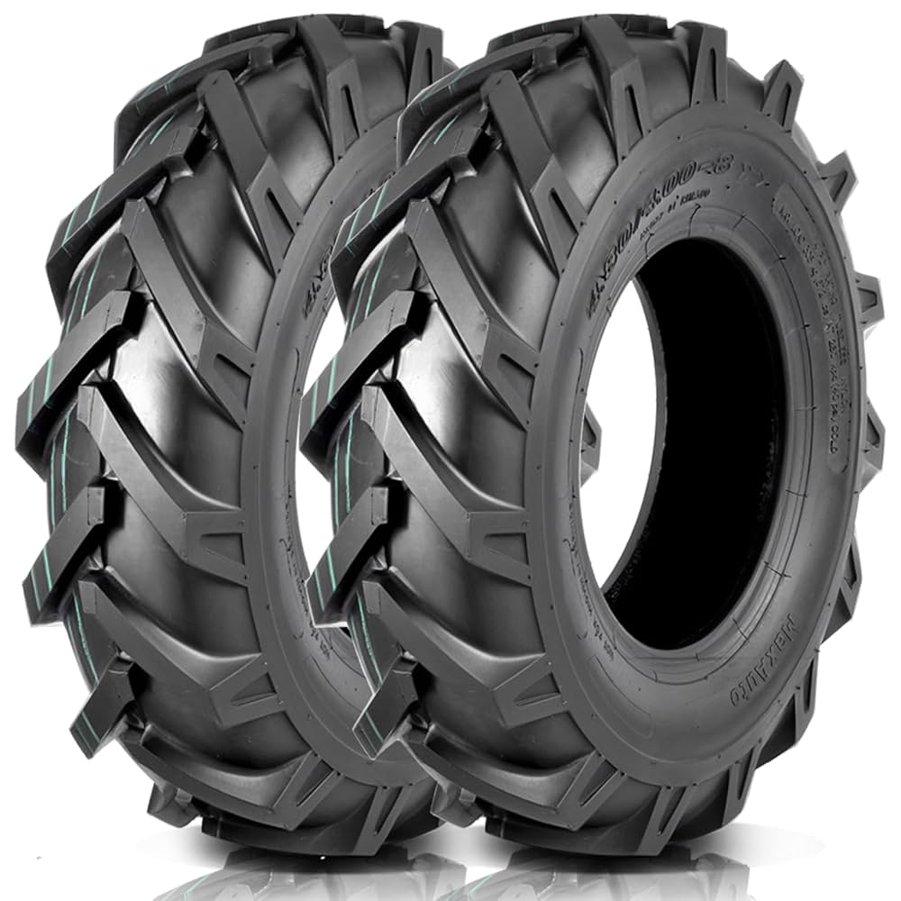 MaxAuto 2Pcs 4.80/4.00-8 Tires 4.80x4.00-8 8